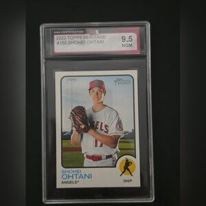 2022 Topps Heritage Shohei Ohtani Baseball Card